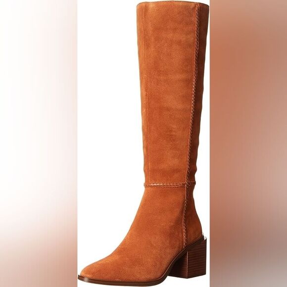 (T-4125)  Vince Camuto Women's KALEECA Knee High Boot, Warm Caramel, Sz 9 - Picture 11 of 14